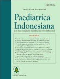 Image of Paediatrica Indonesiana : Vol 64 No 4 (2024)