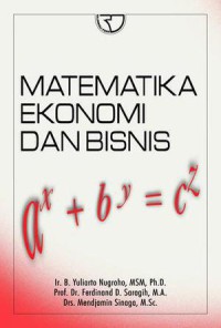 Image of Matematika ekonomi dan bisnis
