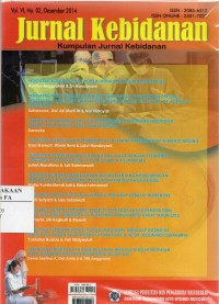 Image of Jurnal Kebidanan Vol.VI No.02 Desember 2014