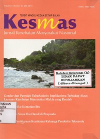 Image of Jurnal Kesehatan Masyarakat Nasional Vol.7 No.10, Mei 2013