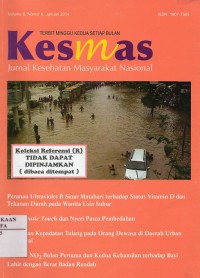 Image of Jurnal Kesehatan masyarakat Nasional Vol.8 No.6, Januari 2014