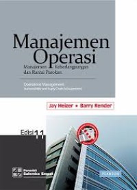 Image of Manajemen Operasi :Manajemen Keberlangsungan dan Rantai Pasokan