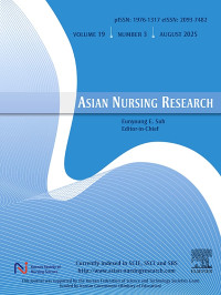 Image of Asian Nursing Research : Vol.18 Issue 2May 2024