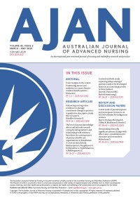 Image of Australian Journal of Advanced Nursing : Vol. 41 No. 4 2024