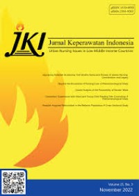 Image of Jurnal Keperawatan Indonesia Vol. 27 No. 2 2024