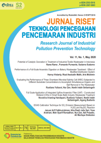 Image of Jurnal Riset  Teknologi Pencegahan dan Pencemaran Industri : Vol. 11 No. 1 2020