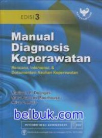 Image of Manual Diagnosis Keperawatan :rencana, Intervensi & Dokumentasi asuhan keperawatan