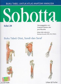 Image of Sobotta Atlas Anatomi Manusia:Buku Tabel Otot, Sendi dan Saraf= Sobotta Atlas der Anatomie